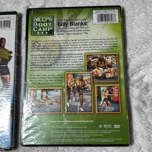 Billy Blanks DVD Combo Pack Tae Bo 2004 Capture the Power Mission 3 Abs NEW - Picture 6 of 11